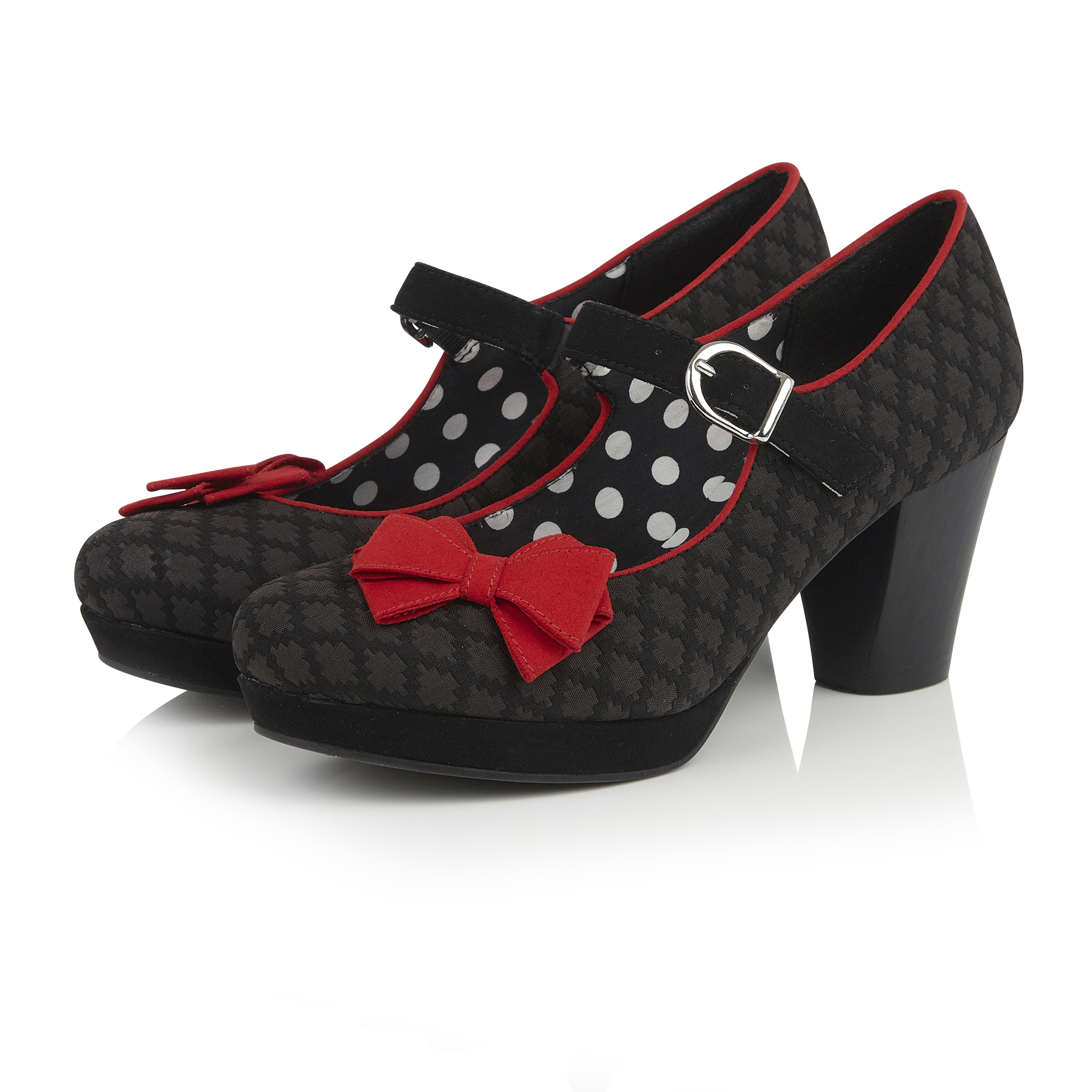 Ruby Shoo Crystal Mid Heel Mary Jane Shoes UK 2 9 EU 3542 Chocolate